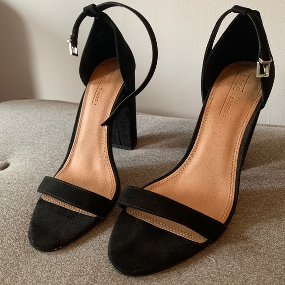 ASOS Shoes - ASOS suede heeled sandals